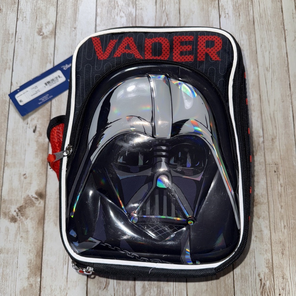 Disney, Star Wars, Darth Vader, Insulated Lunch Bag Tote‎ Black